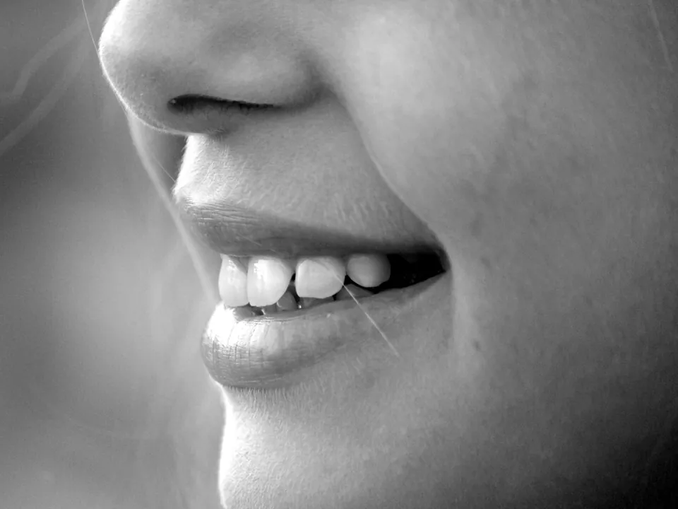 Close-up of a healthy smile